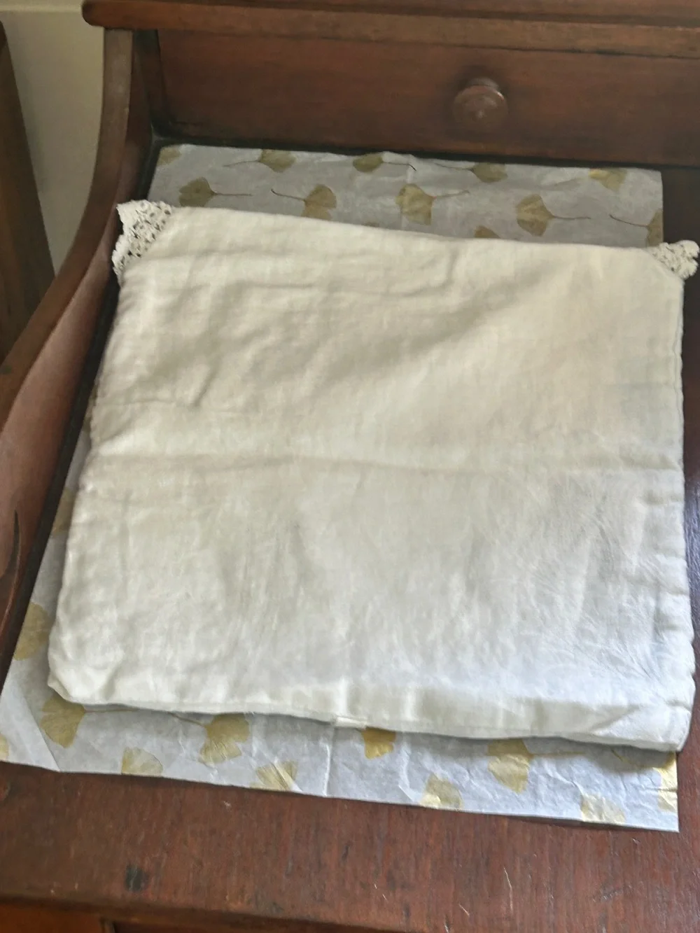 Antique Pillow Cover Monogram B Vintage Bedroom Pillow Cover Daisy 100% Cotton